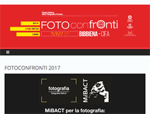 Tablet Screenshot of fotoconfronti.it